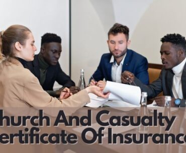 Church And Casualty Certificate Of Insurance