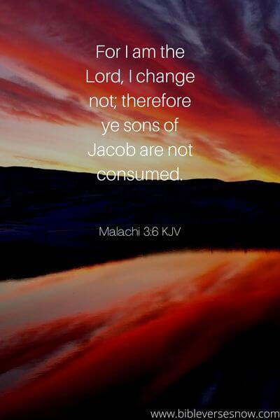 Don't Limit Yourself Bible Verse Malachi 3_6 KJV