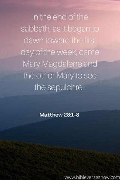 Matthew 28_1-8 