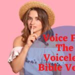 Voice For The Voiceless Bible Verse