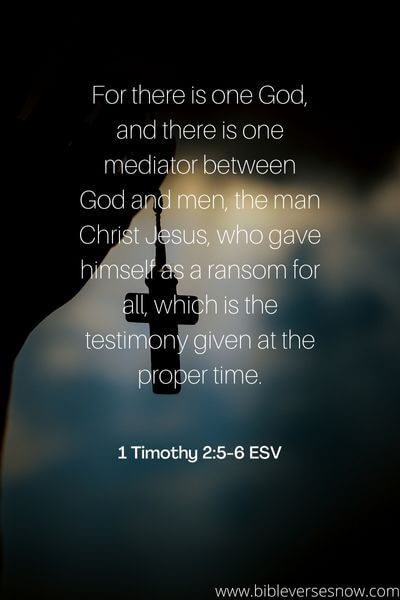 1 Timothy 2_5-6 ESV