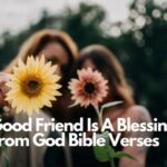 A Good Friend Is A Blessing From God Bible Verses