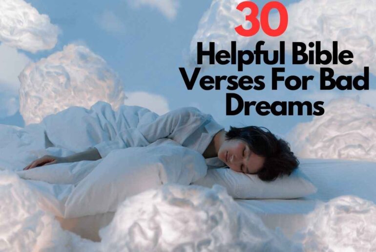 Bible Verses For Bad Dreams