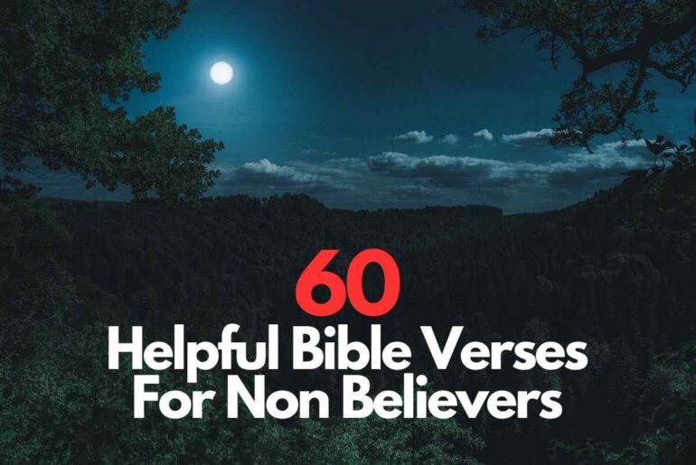 Bible Verses For Non Believers