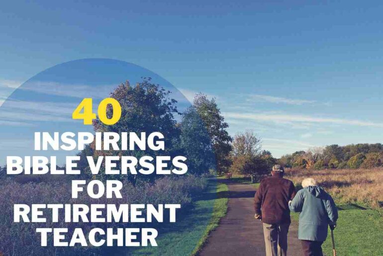 Bible Verses For Retirement Teacher