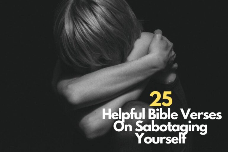 Bible Verses On Sabotaging Yourself