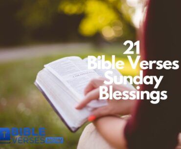Bible Verses Sunday Blessings