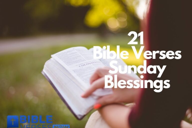 Bible Verses Sunday Blessings