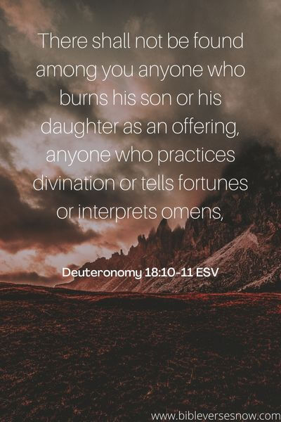 Deuteronomy 18_10-11 ESV