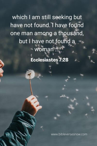 Ecclesiastes 7_28