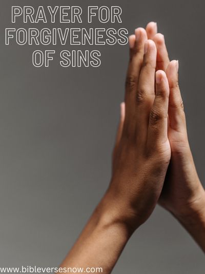 Prayer For Forgiveness of Sins