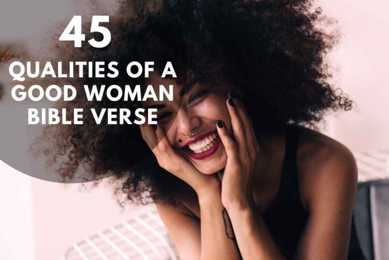 Qualities Of A Good Woman Bible verse