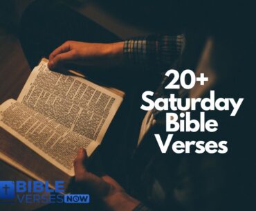 Saturday Bible Verses