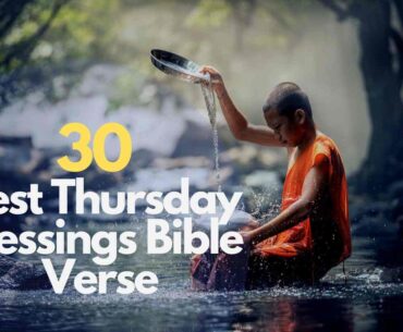 Thursday Blessings Bible Verse