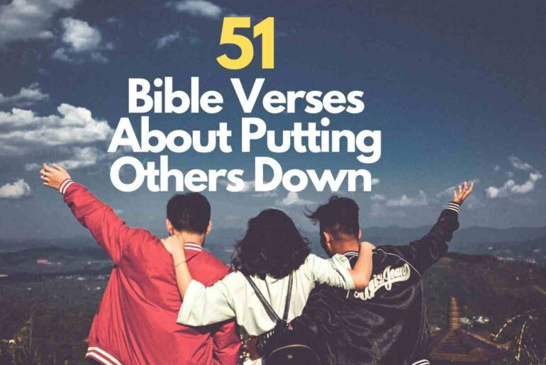 Bible Verses About Putting Others Down
