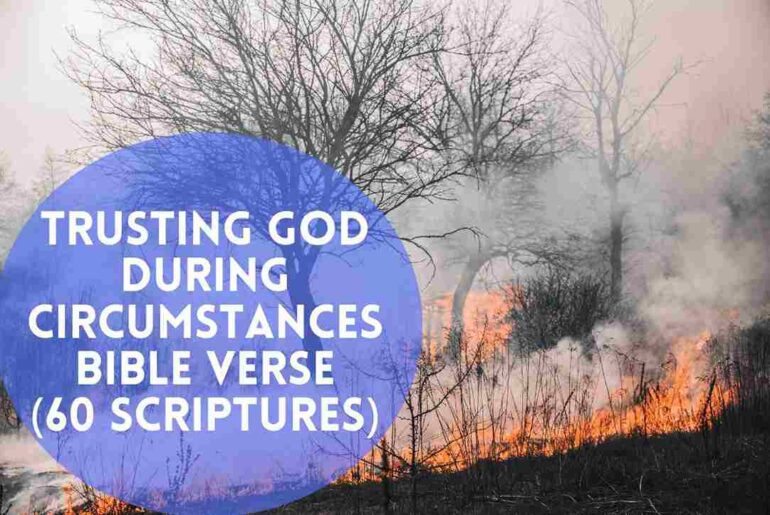 Trusting God During Circumstances Bible Verse