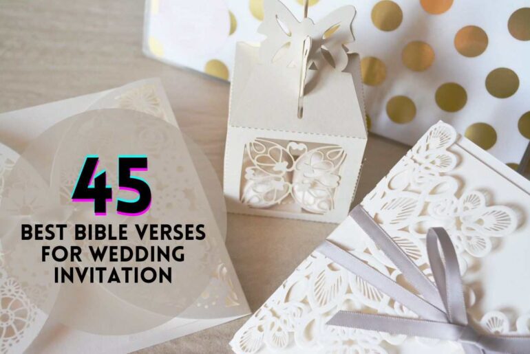 Best Bible Verses For Wedding Invitation