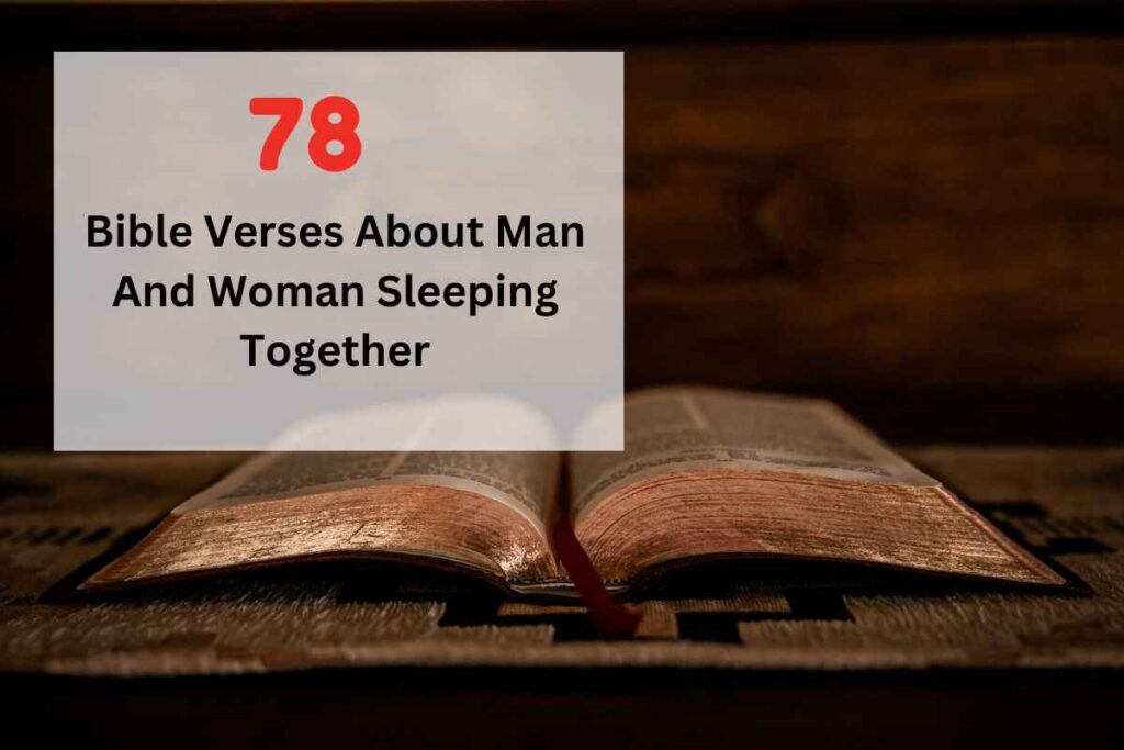 78 Bible Verses About Man And Woman Sleeping Together
