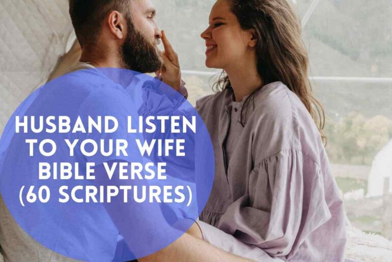 Husband Listen To Your Wife Bible Verse