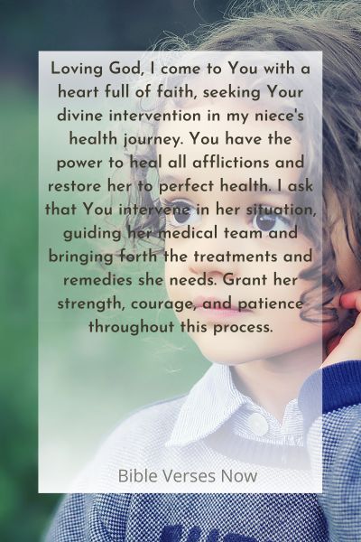 A Healing Prayer for My Niece's Health