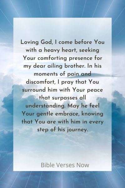 Seeking Divine Intervention Prayer for My Brother's Recovery