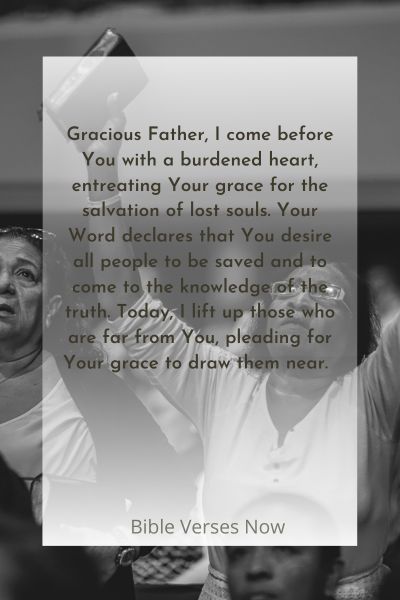 A Prayer Entreating God's Grace for the Salvation of Lost Souls