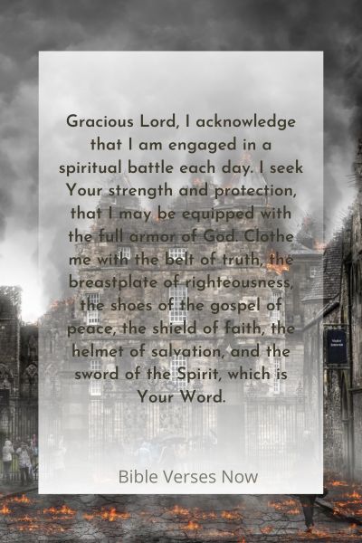A Prayer for Arming My Spirit