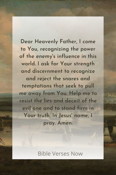 A Prayer for Binding Negative Influences