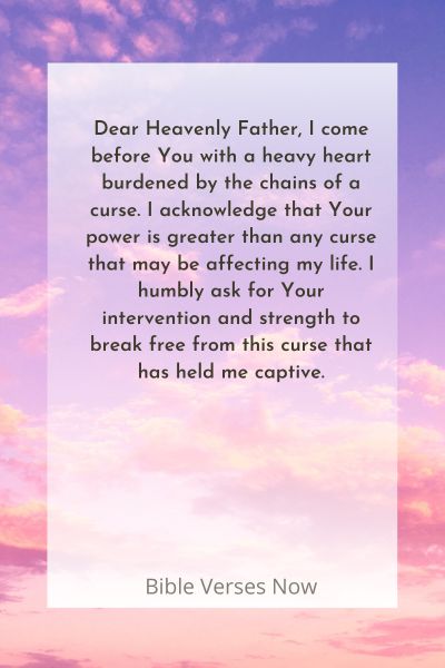 A Prayer for Breaking the Chains of Curse
