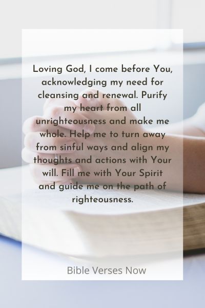 A Prayer for Cleansing and Renewal