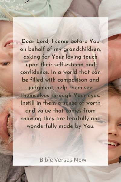 A Prayer for Confidence and Self-esteem for Grandchildren in School