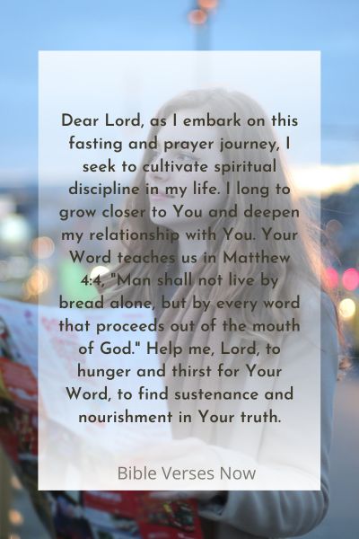 A Prayer for Cultivating Spiritual Discipline