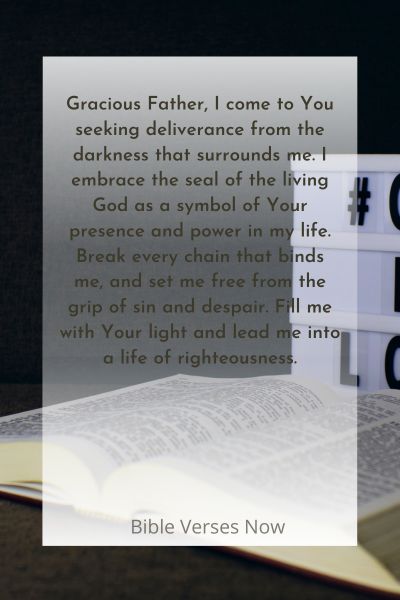 A Prayer for Deliverance from Darkness