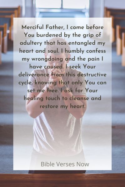 A Prayer for Deliverance from the Grip of Adultery