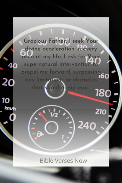 A Prayer for Divine Acceleration