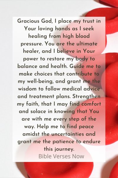 A Prayer for Healing High Blood Pressure