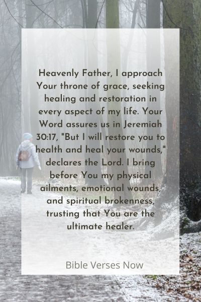 A Prayer for Healing and Restoration 2