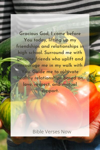 A Prayer for Healthy Friendships and Relationships
