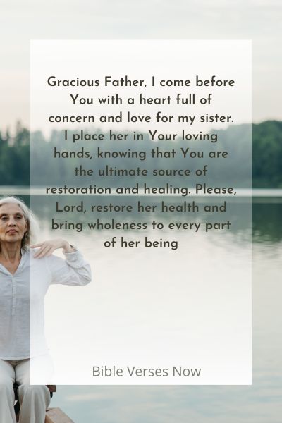 A Prayer for Her Restoration