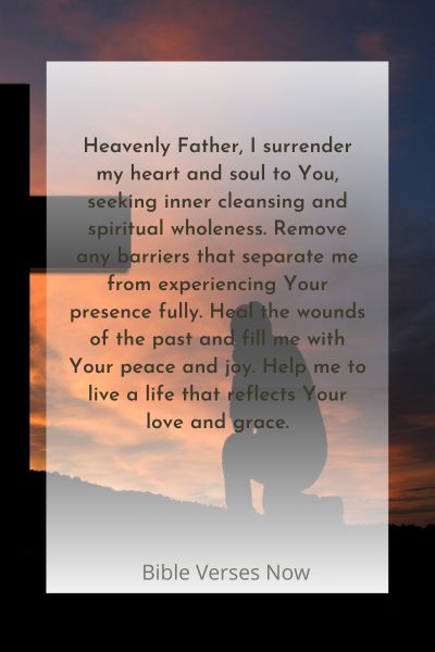 A Prayer for Inner Cleansing
