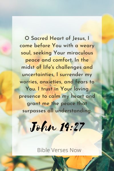 A Prayer for Miraculous Peace and Comfort