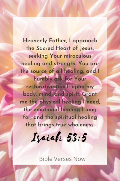A Prayer for Miraculous Recovery and Strength
