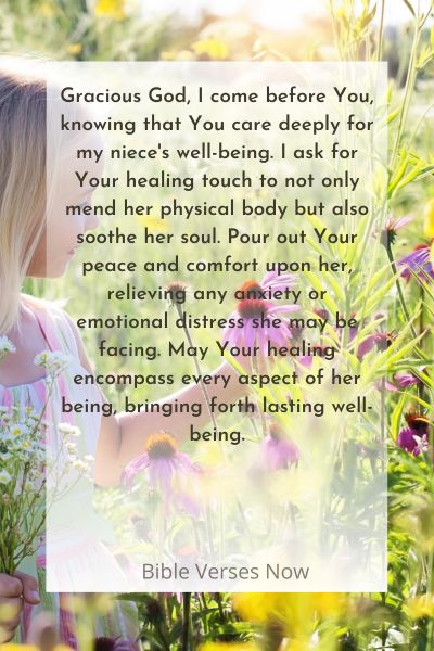 A Prayer for My Niece's Well-being