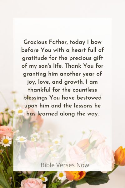 A Prayer for My Son's Birthday