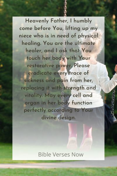 A Prayer for Physical Healing for My Niece