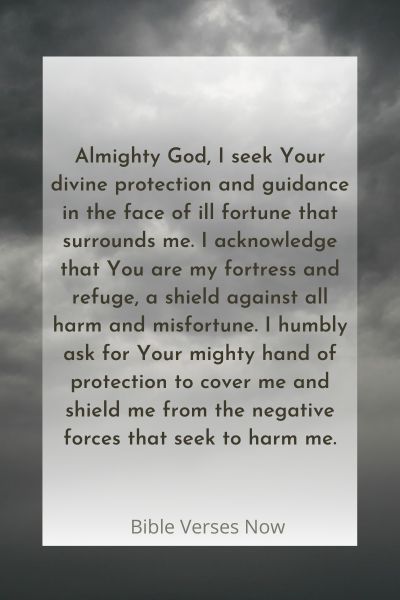 A Prayer for Protection from Bad Luck