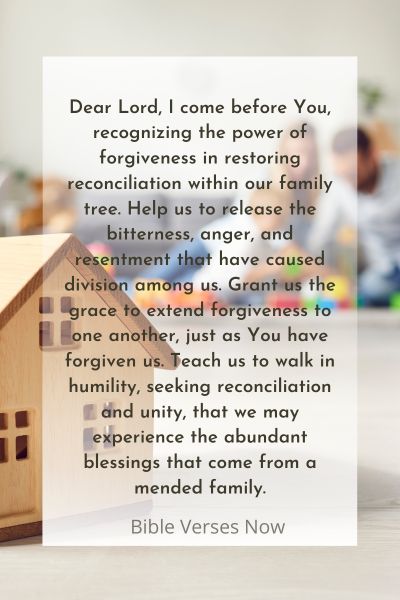 A Prayer for Reconciliation in Our Family Tree