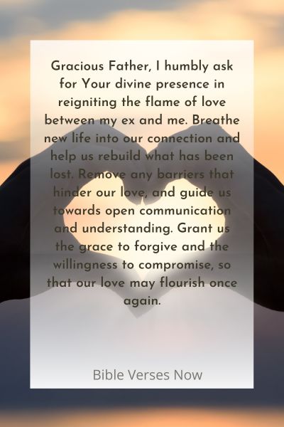 A Prayer for Rekindling Love with Your Ex