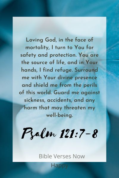 A Prayer for Safety in the Face of Mortality