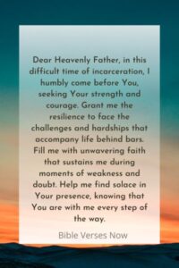 15 Powerful Prayer For Someone In Jail Or Prison – Bible Verses of the day